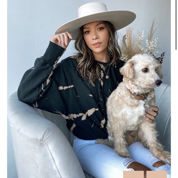 Starlow Gimme S'mores Tie Dye Pullover Sweater neutral size M Medium shopstarlow - Picture 3 of 7